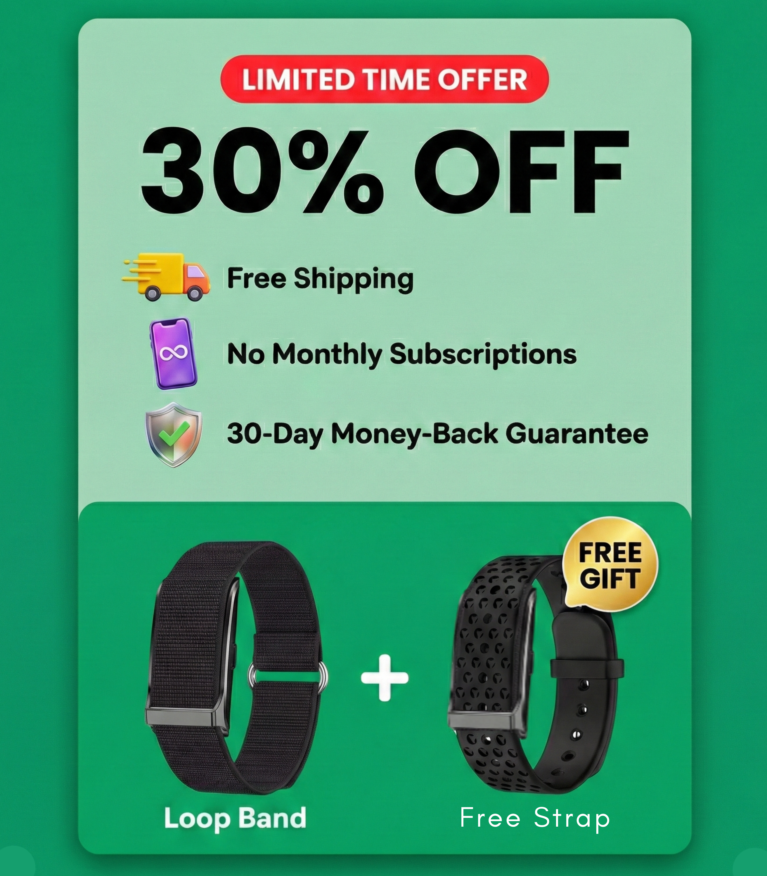Loop Band | Zero-Fee Health Tracker